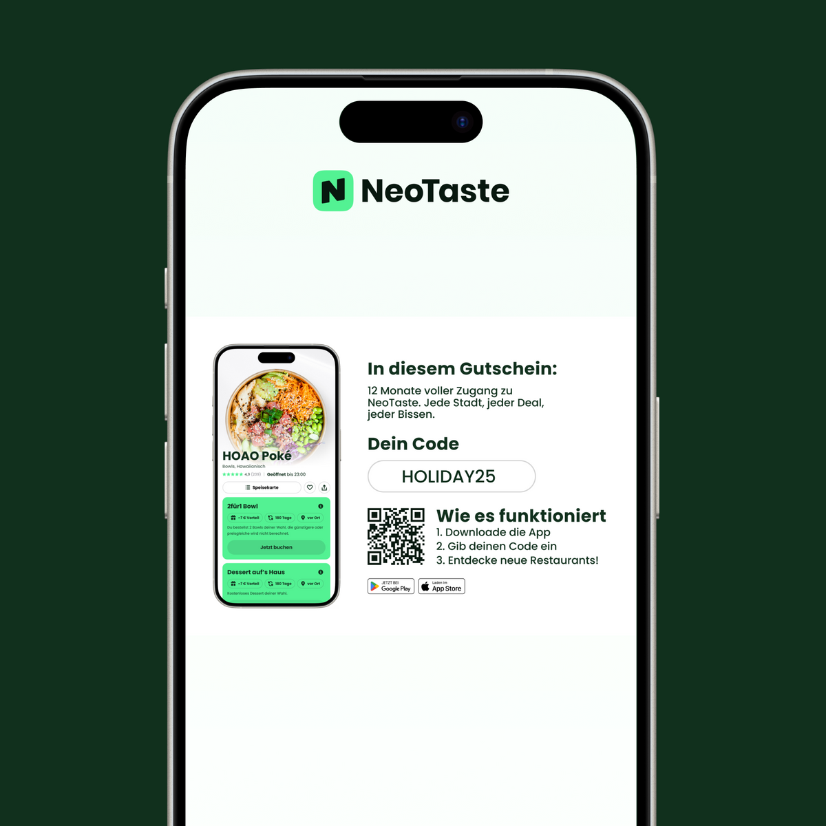 NeoTaste Shop | Genuss verschenken in deiner Stadt